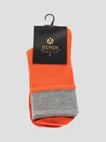 Мужские спортивные носки Oemen, PM351, ОРАНЖЕВЫЕ